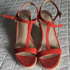 Red Wedges - Size 9- Charles by Charles David